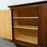 Art Deco style rosewood and sycamore sideboard circa 1950