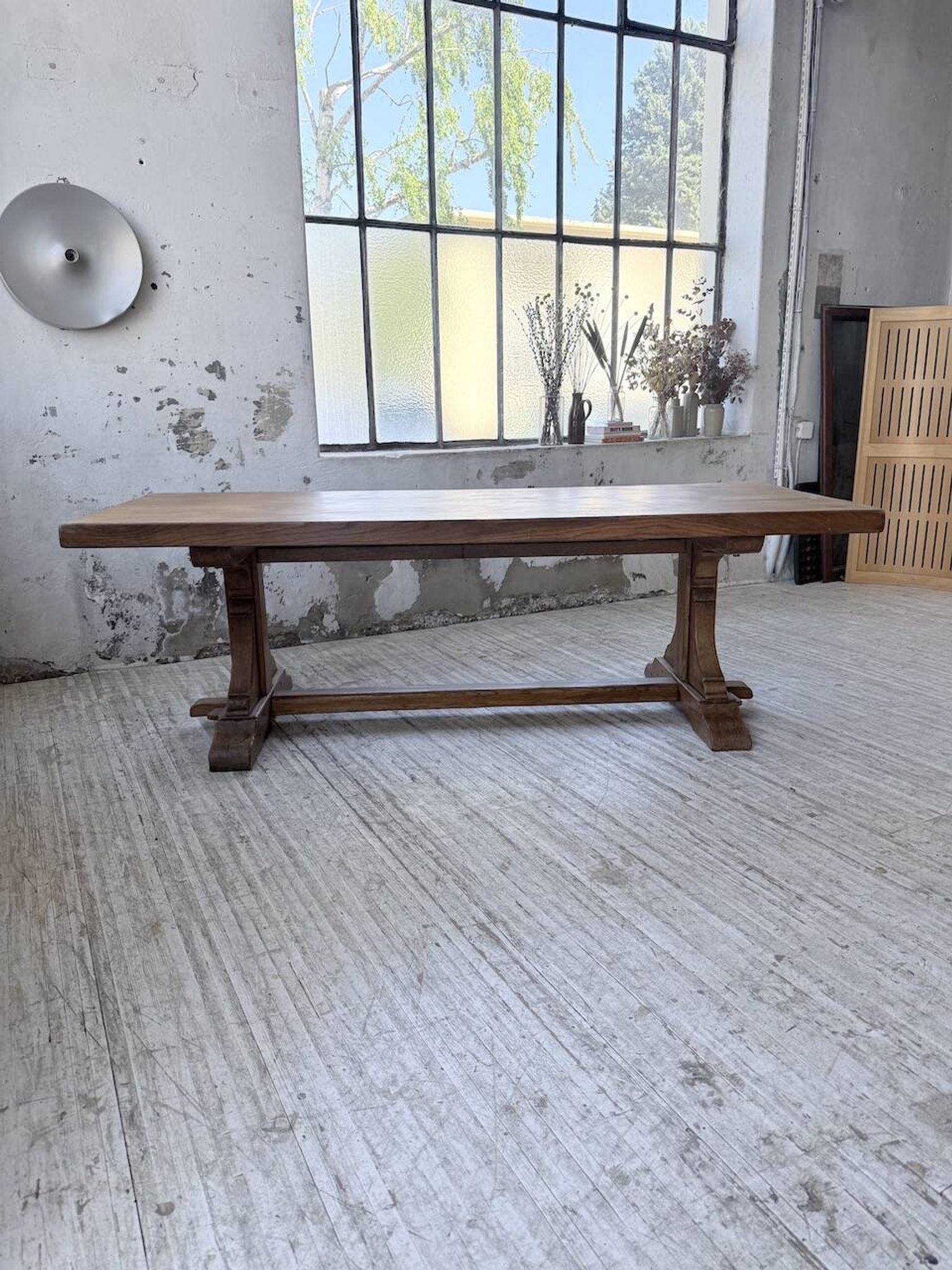 Table monastère chêne 1950 XXL