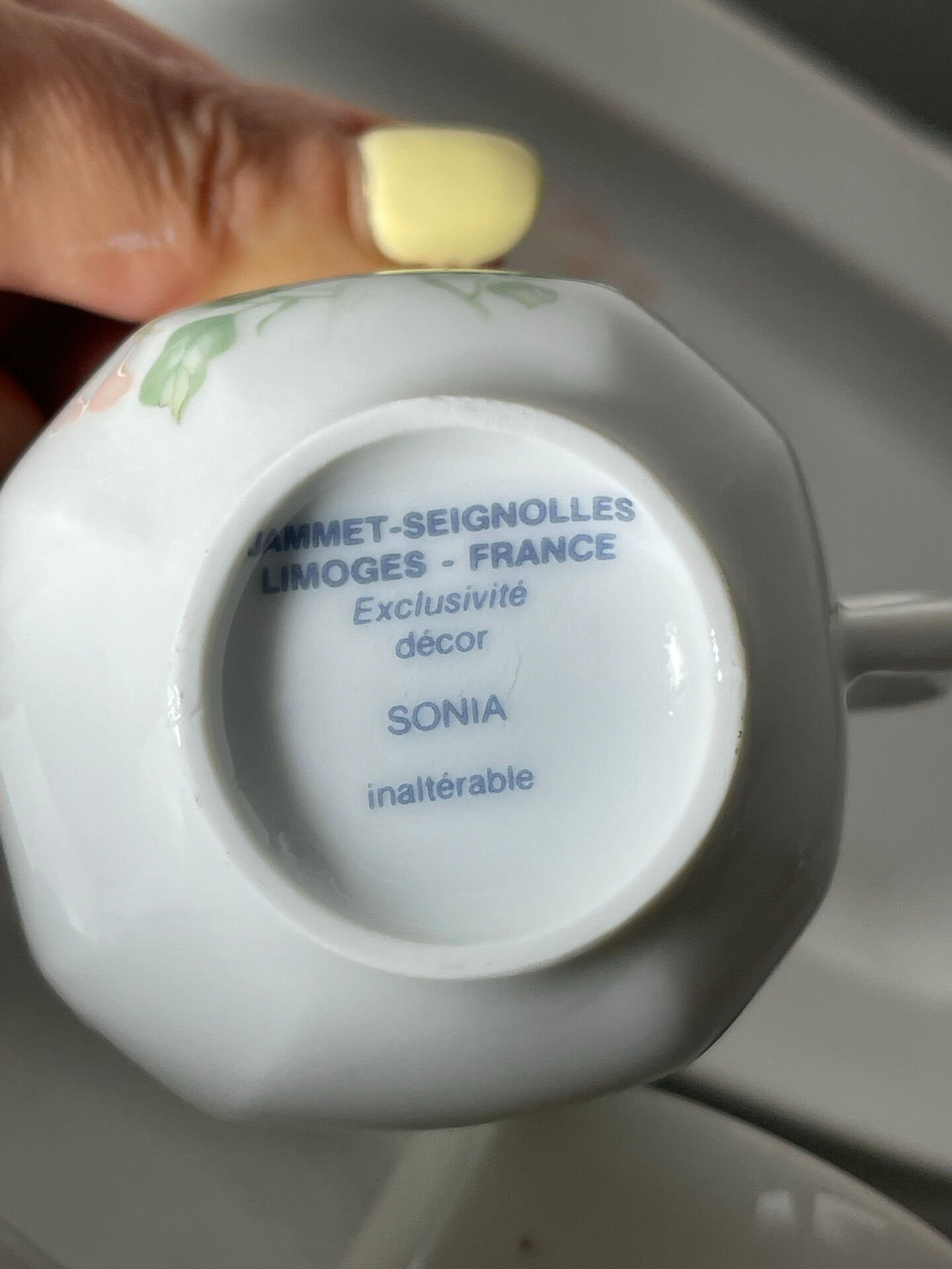 Limoges porcelain coffee service