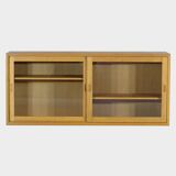 Danish mid century display bookcase cabinet in oak by Børge Mogensen, 1960s