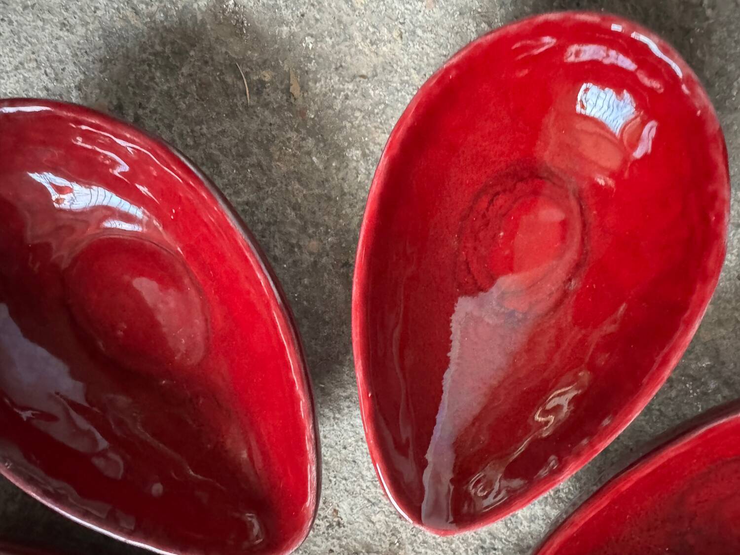 Ramequins en faïence de Charolles, années 70