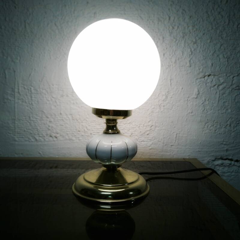 Duo of art deco table lamps