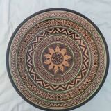 Large Antique Oriental Moroccan Ceramic Platter, 1950