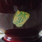 Table lamp. Faience signed M.A.D