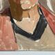 Huile sur panneau guillot de raffaillac portrait de femme 1930