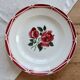 Round serving dish in Sarreguemines earthenware, Cibon model - Floral decoration.