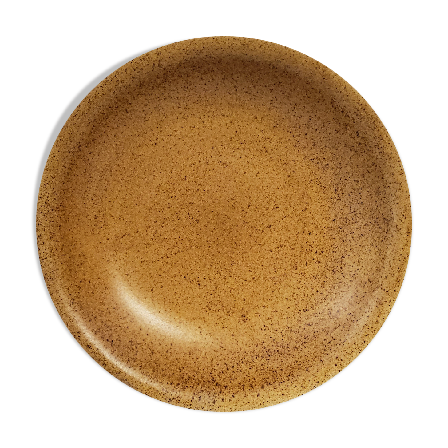 Round sandstone dish