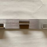 Vintage triple coat steel wall coat rack