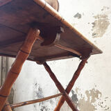 Bamboo imitation folding table