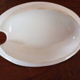 Covered sauce boat on Sarreguemines frame