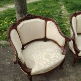 Ensemble de salon de style Louis XV rocaille