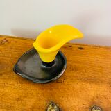 Pair of vintage ceramic candlesticks