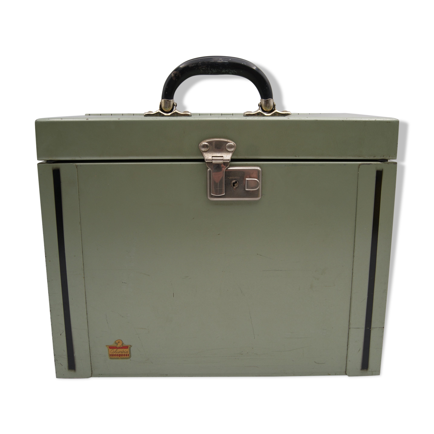 Metal sorting binder industrial vintage office