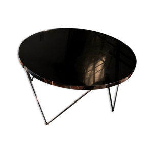 Table basse noire design