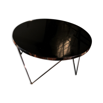 Table basse noire design