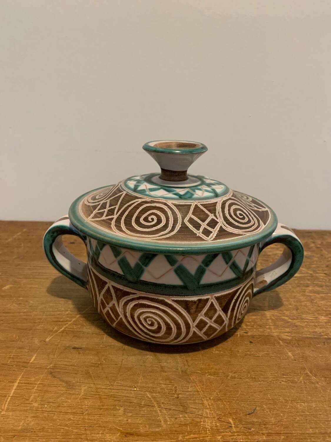 Robert Picault Vallauris Vintage Ceramic Pot circa 1960