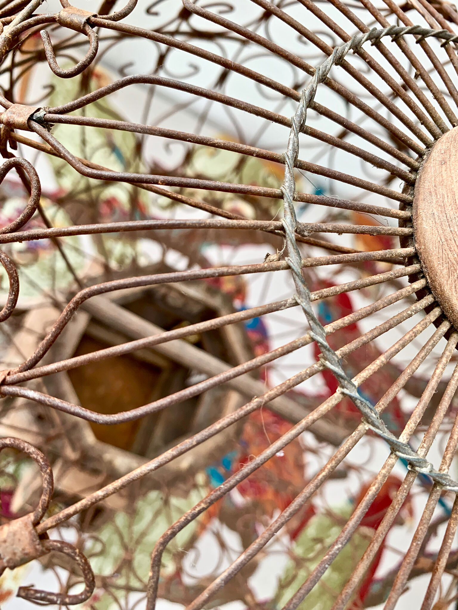 Vintage bird cage