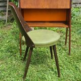 Petit secrétaire à abattant et sa chaise