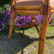 Fauteuil Style Mc Guire en rotin et cannage années 80