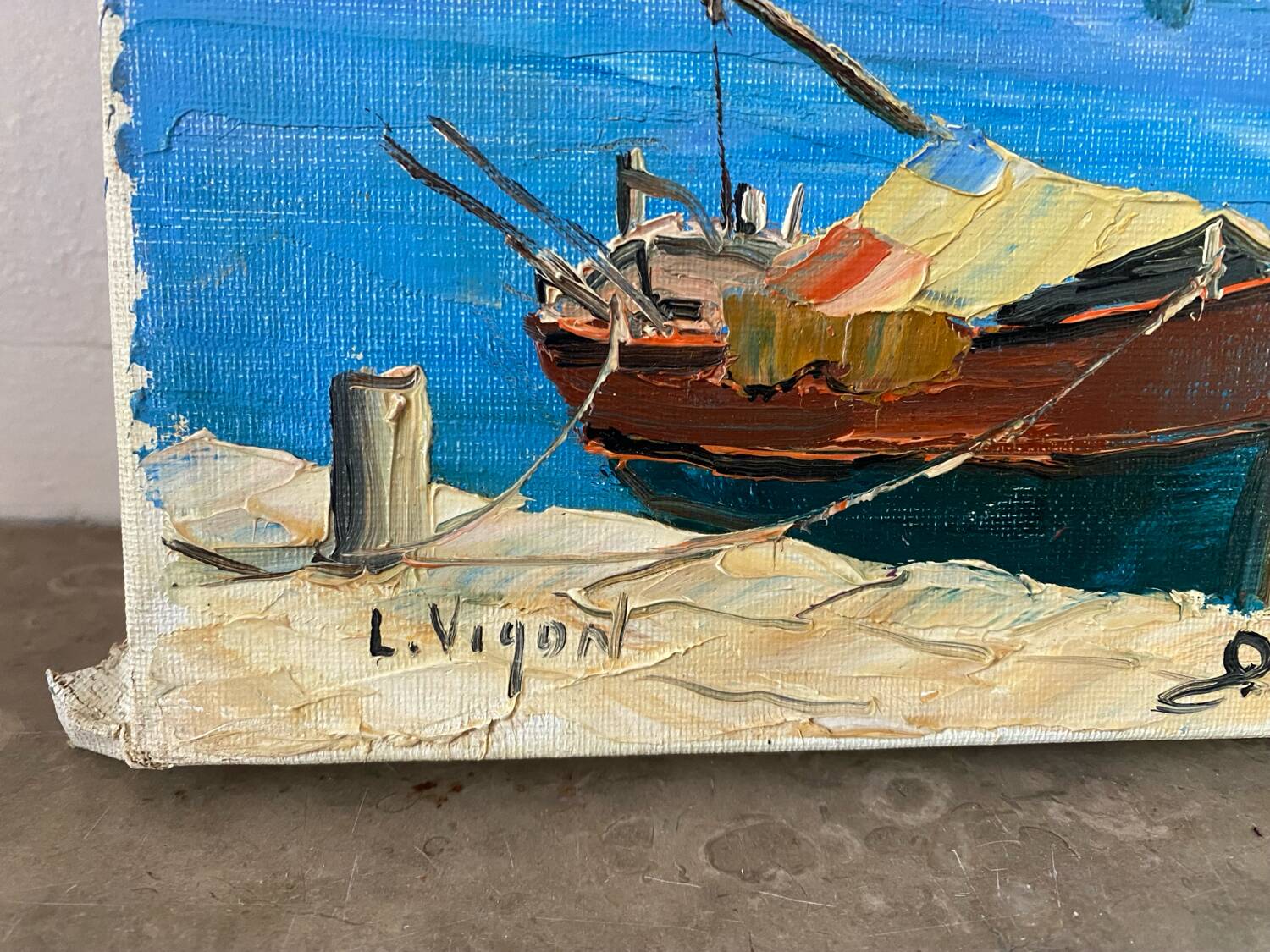 Landscape of Provence signed Louis Vignon