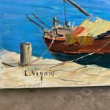 Landscape of Provence signed Louis Vignon