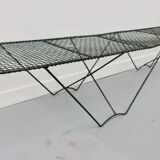 Large metal coffee table