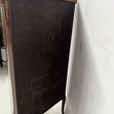 Vitrine Galbée de style Napoléon III en Acajou et Placage XX siècle