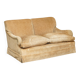 Howard & Sons / Chairs Ltd two-seater canapé with feather-filled cushions.