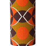 Oblivion lampshade H38 D20 - vintage 70's fabric