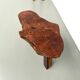 Brutalist tripod coffee table in solid teak – 1970s