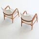 A. Madsen and H. Schubell Karen lounge chairs Bovenkamp Netherlands 1960