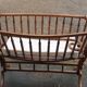 Turned wooden cradle half 20th century