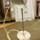 70s lamp, spotlight on white mat