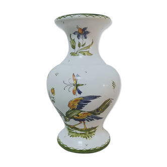 Vase in faience of Moustiers height 18 cm