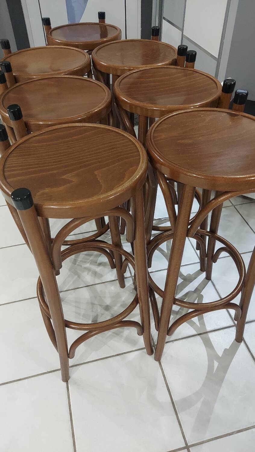 Suite of 7 Bistro Bar Stools