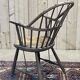 19th century English armchair in 19th century elm and beech