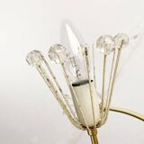 Austrian flower chandelier by Emil Stejnar for Rupert Nikoll, Vienna, Austria, 1950s.