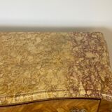 Commode Louis XV Marble top and marquetry