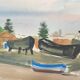 Jean Launois (1898-1942) Landscape of North Africa, A Port, Signed watercolour