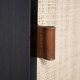 ENFILADE FLORENCE KNOLL MODEL 116 WOOD LEATHER AND RATTAN 1960