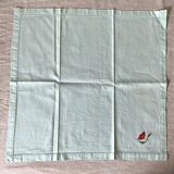 Serviettes vintage brodées