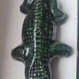 Accolay crocodile in glazed ceramic