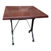 table bistrot parisienne fonte Mid-century French Paris café Montmartre bistro table 80s
