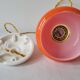 Suspension en opaline orange