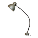 Grey Industrial Workshop Gooseneck Table Lamp, 1960s