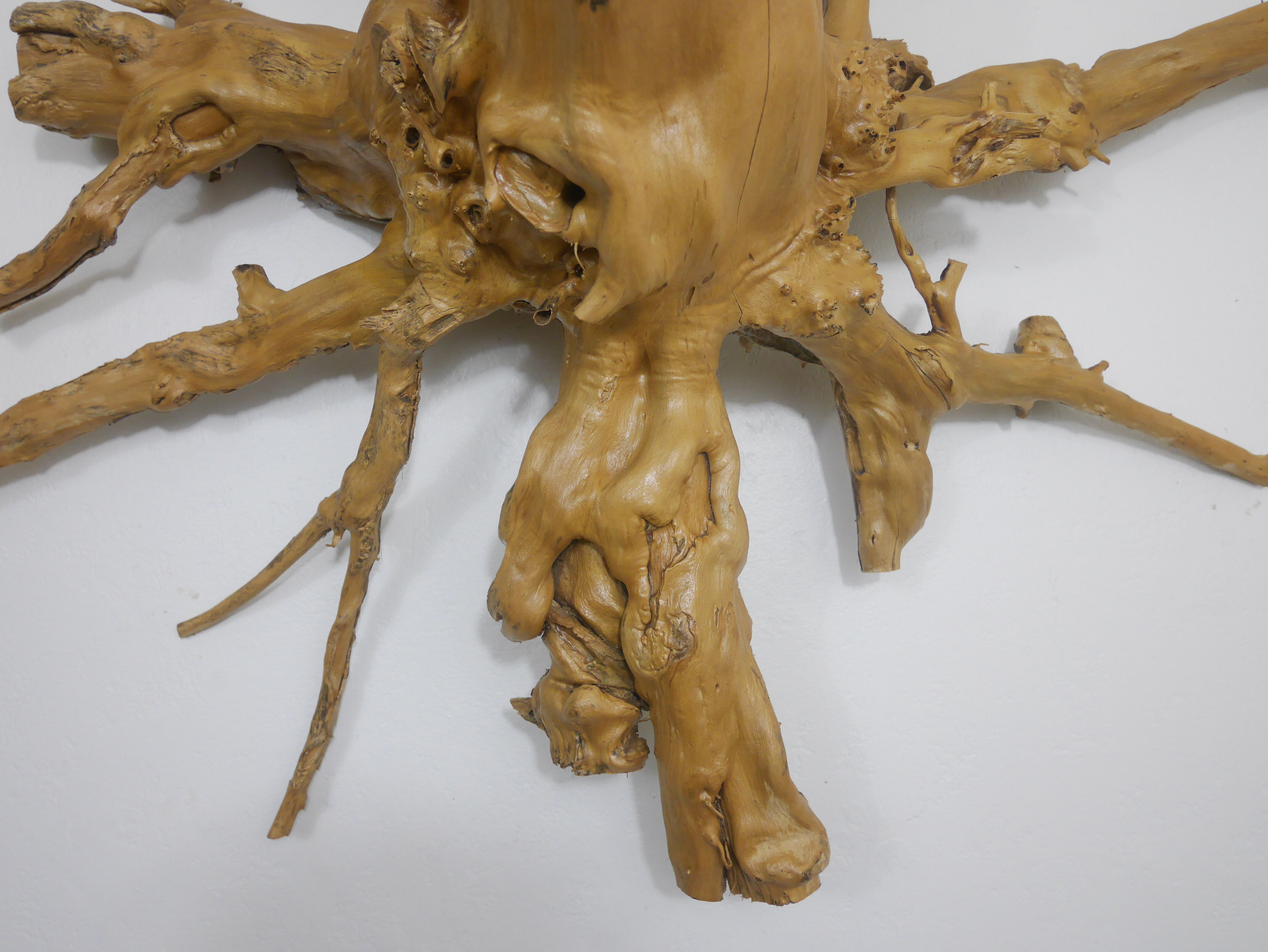 brutalist root wall console