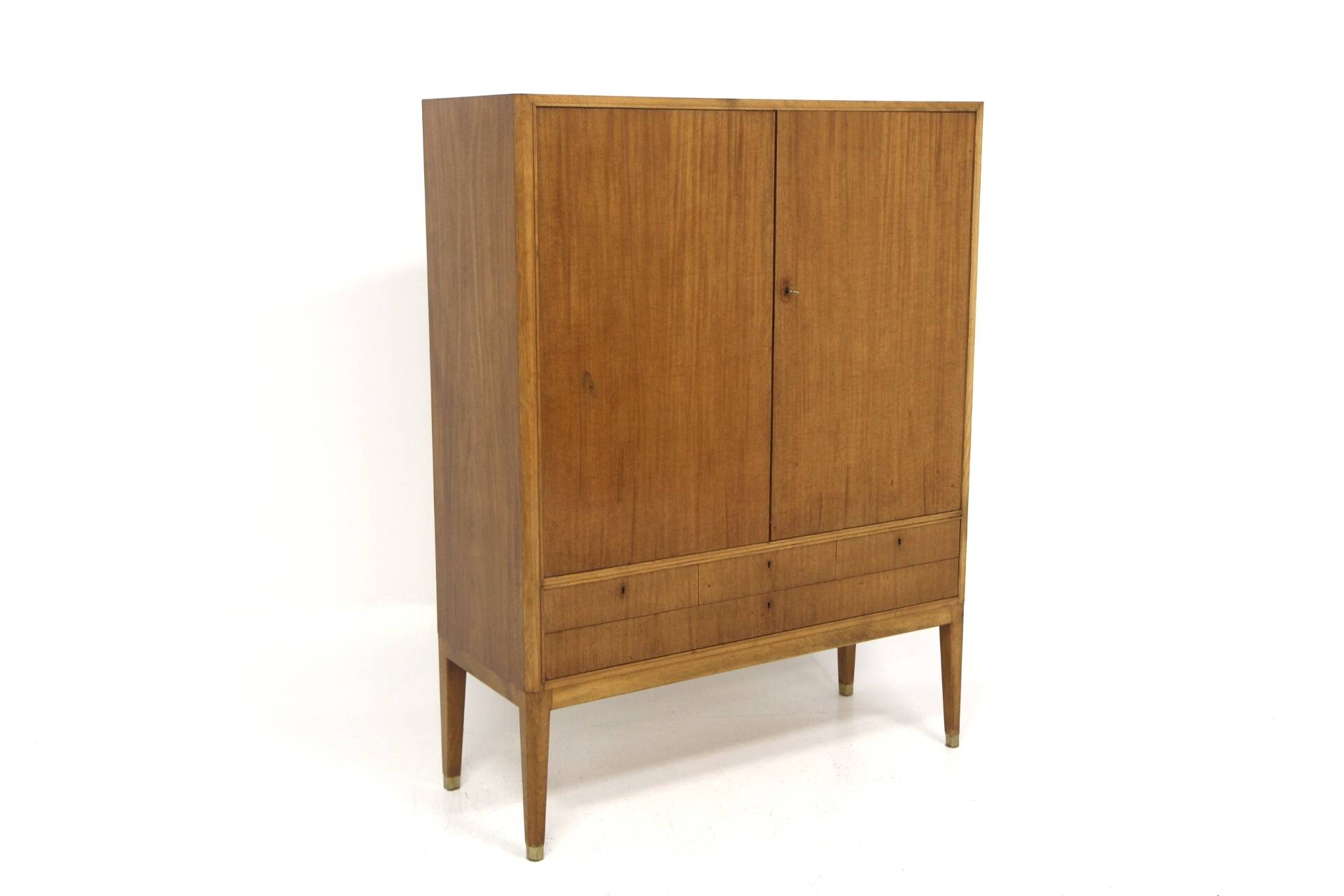 Scandinavian oak wardrobe, Bertil Fridhagen, Bodafors, Sweden, 1960