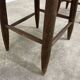 Duo de tabourets 1950 en paille