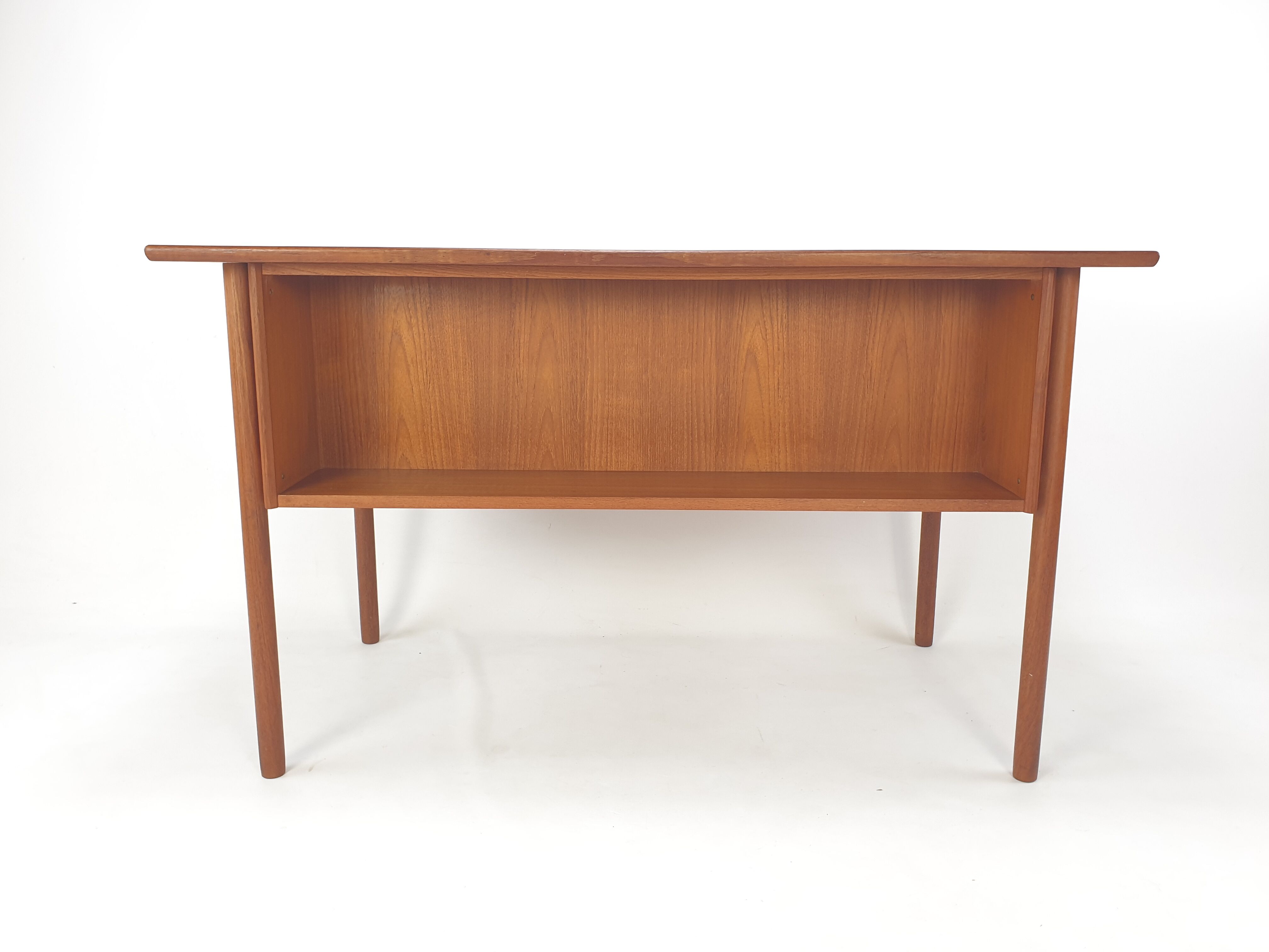 Danish Teak Desk by Gunnar Nielsen Tibergaard, 1960s