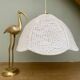 Suspension abat-jour vintage fleur